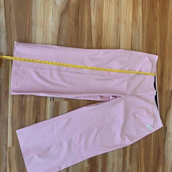 Old Navy Pants Womens 4XL Pink Wide-Leg High Rise Pockets Cotton Rayon NWT - Picture 5 of 11
